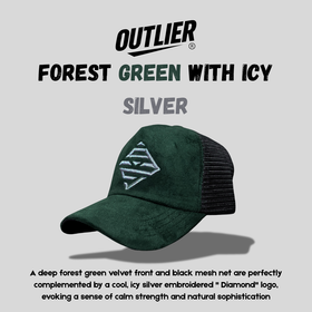 Forest Green with Icy Silver